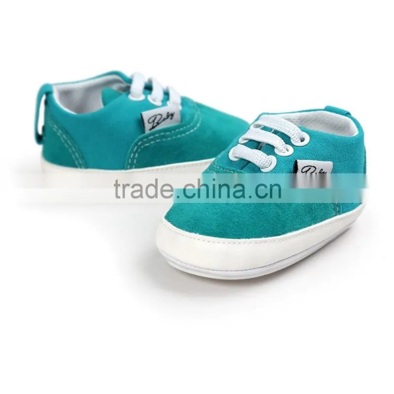 2017 baby shoes, colorful baby boy canvas shoes