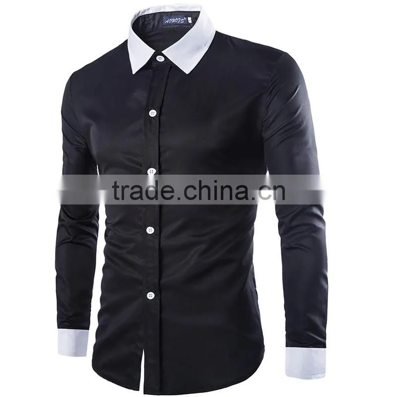 2016 Alibaba hot new arrival funky fancy dress shirt for men