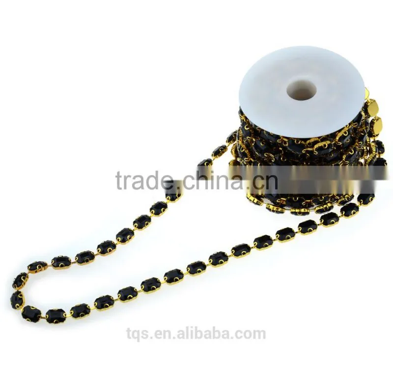 10% Off Black Acryl Cup Chain for Garment Decoration
