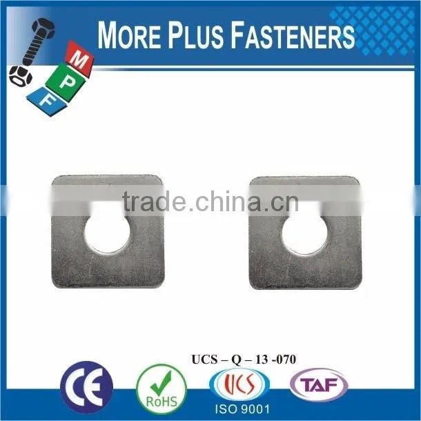 Made in Taiwan Carbon Steel High Quality Square Hole Flat Carriage Bolt Washer
