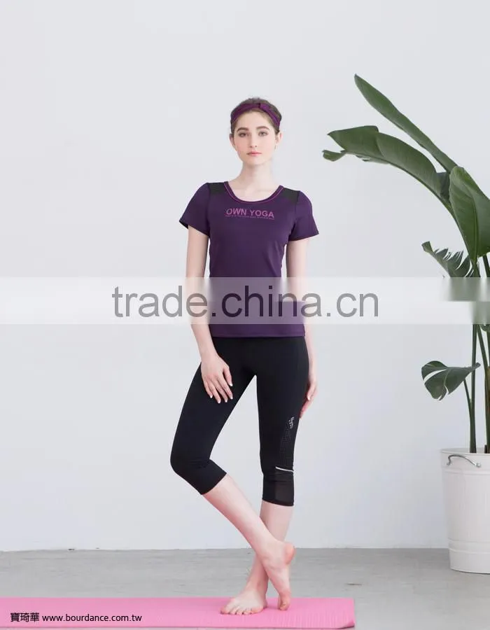 2017 Breathable slim fit yoga women fitness bulk leggings