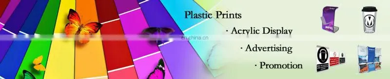 High quality antique design printed unique round shape plastic display plate