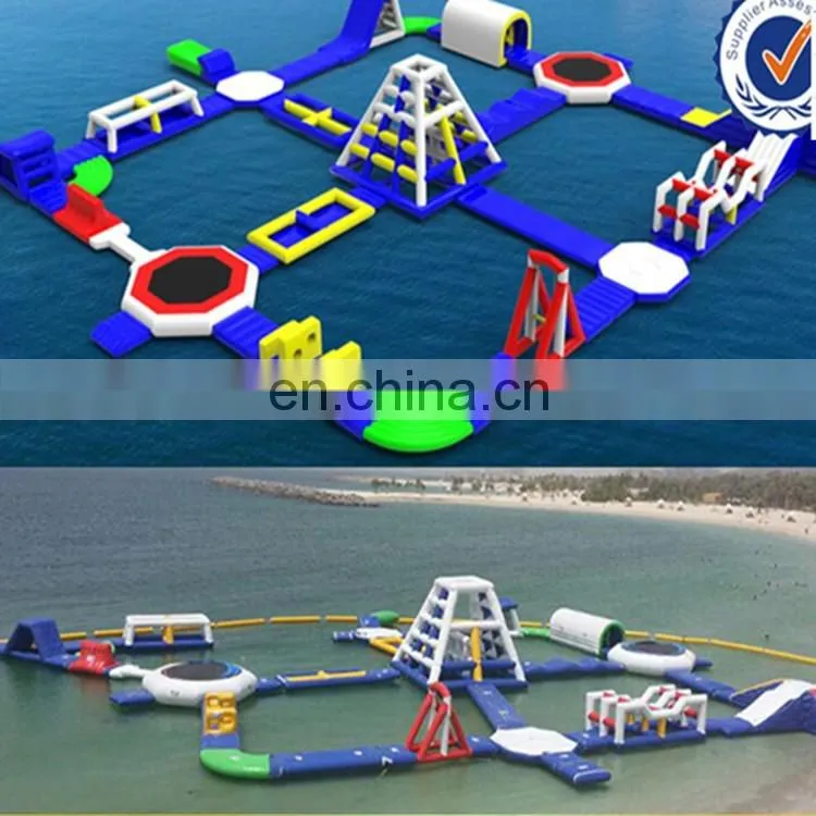 2016 High Quality Giant Inflatable Floating Water Park Equipments For Sale