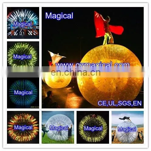 Boule gonflable zorb ball shining zorb ball inflatable zorb ball