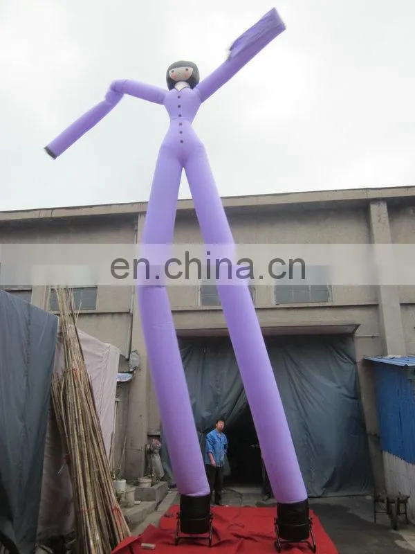 customized multicolordouble legs giant inflatable air dancers inflatable wave man