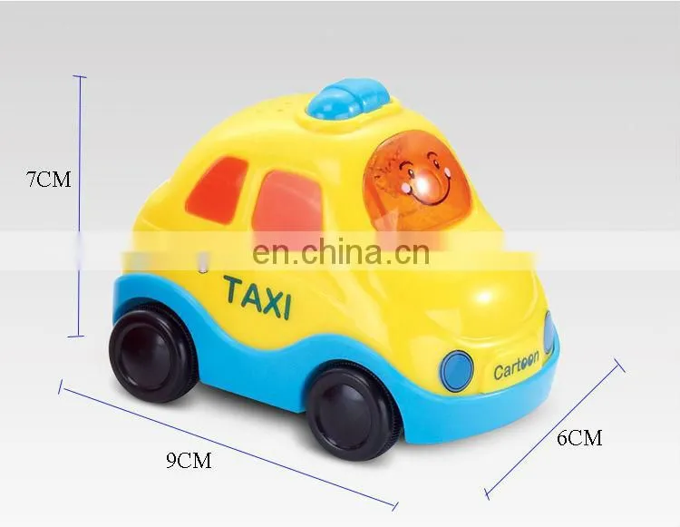 6 pcs newest kids cartoon plastic toy wind up car