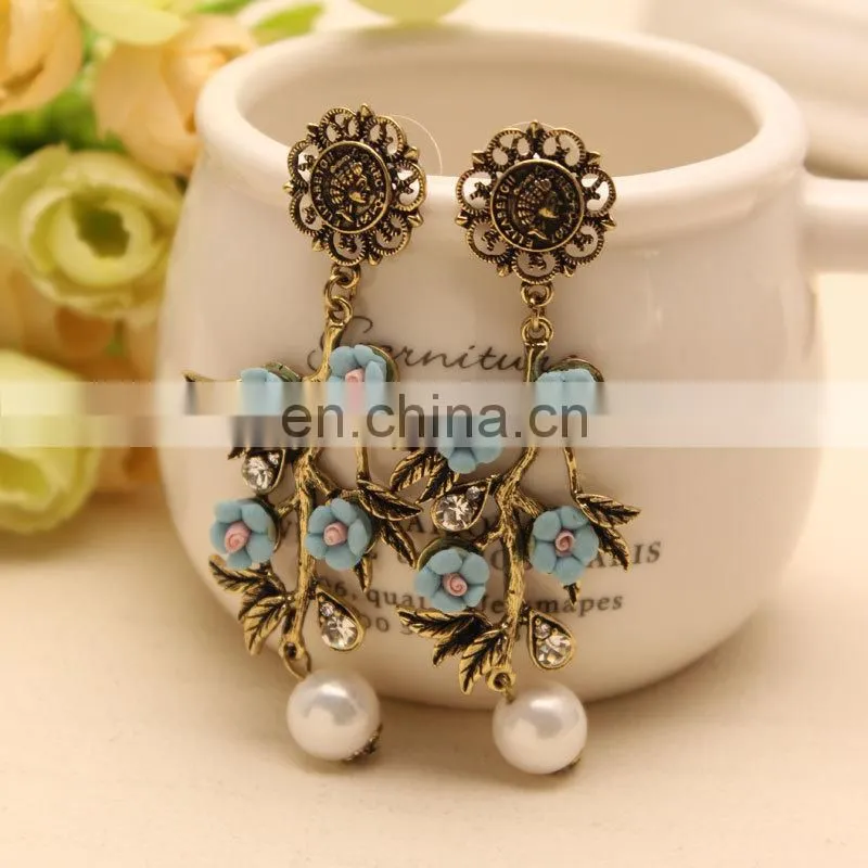 2015 fashion earrings for 1 dollar stud earrings double side