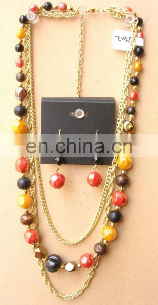 Wholesale fashion girl glass beads Necklace