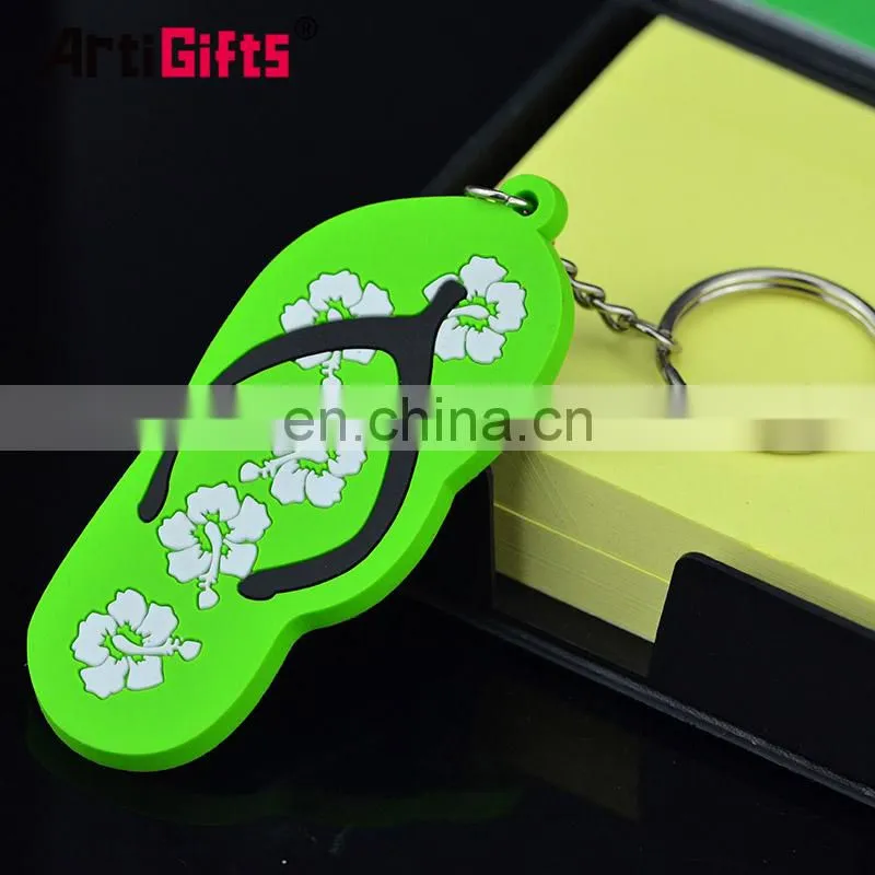 High performance high quality custom promotion soft rubber key chain