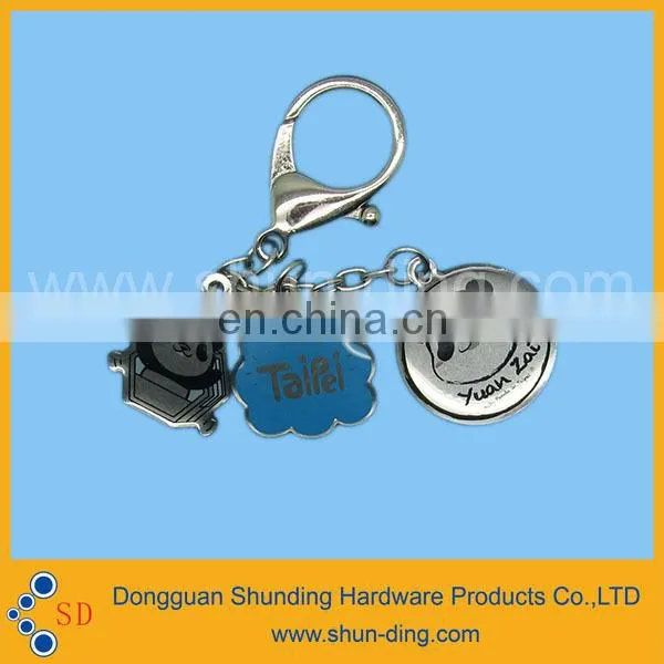 Customized different color unique epoxy resin key chain