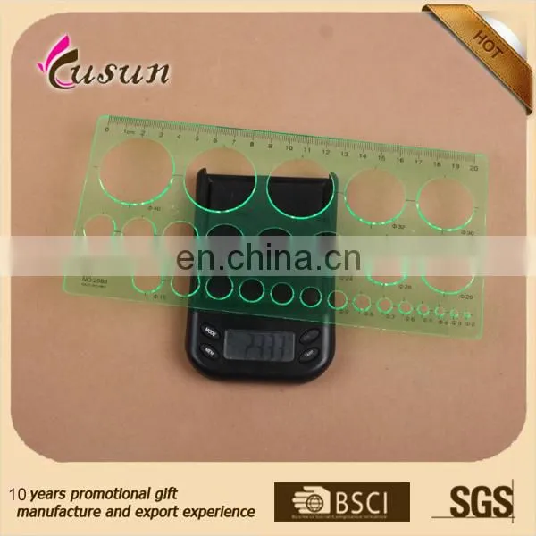 Factory Wholesale Cute Kids Patterning Letter Stencil Ruler
