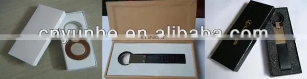 Initial Leather Keychain