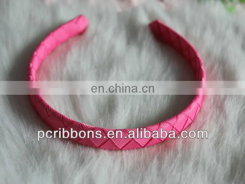 Woven ribbon headbands