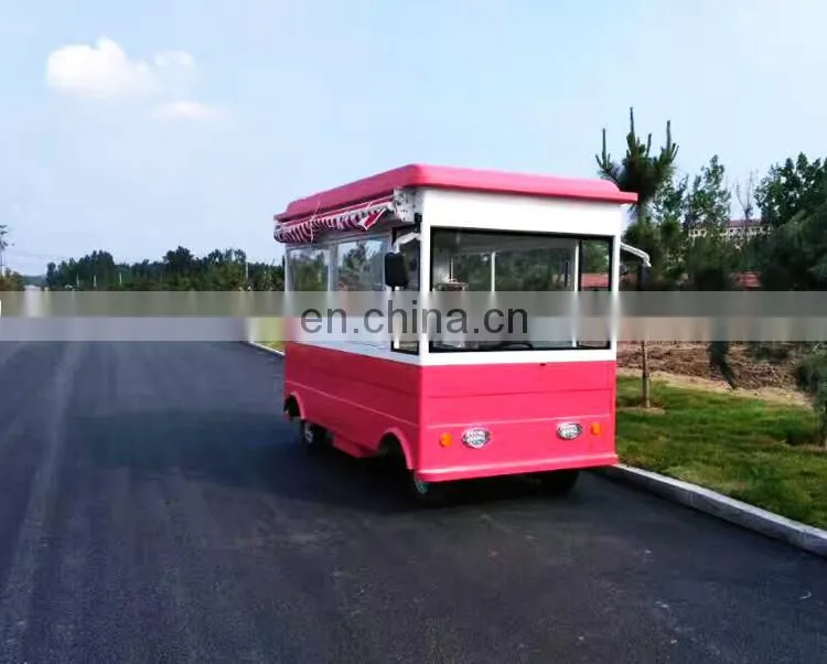 Hot sale motor tricycle food trailer china mobile food cart