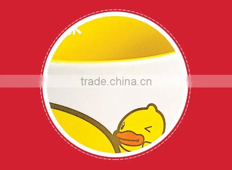 Novelty fanny gifts B.Duck brand yellow white ceramic coffee mug