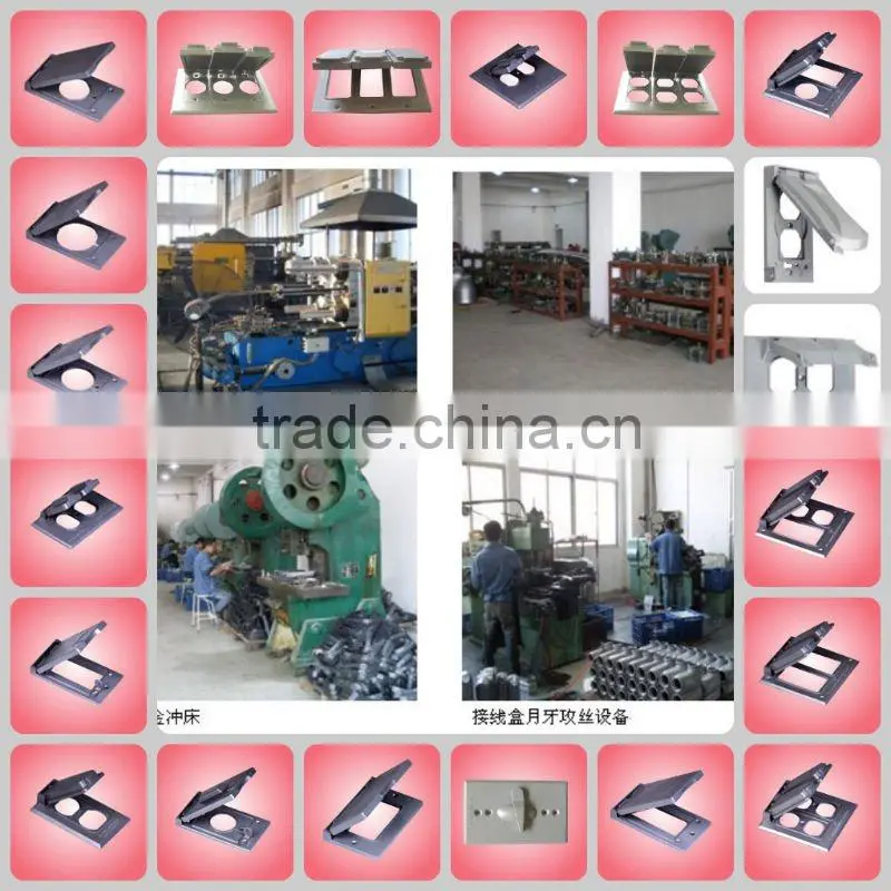 DIE-CASTING ZINC WEATHERPROOF OUTLET BOX COVER