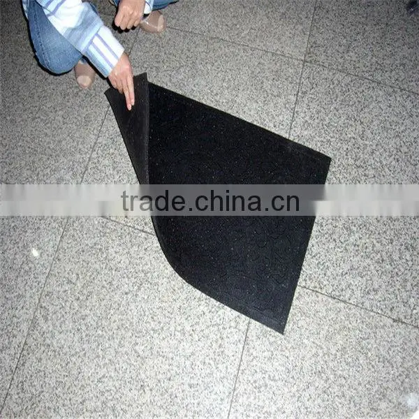 rubber door mat/hole rubber mat