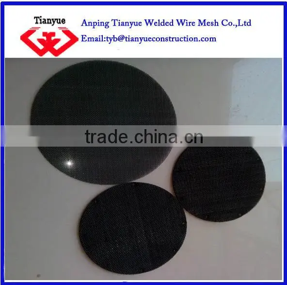 black wire filter disc