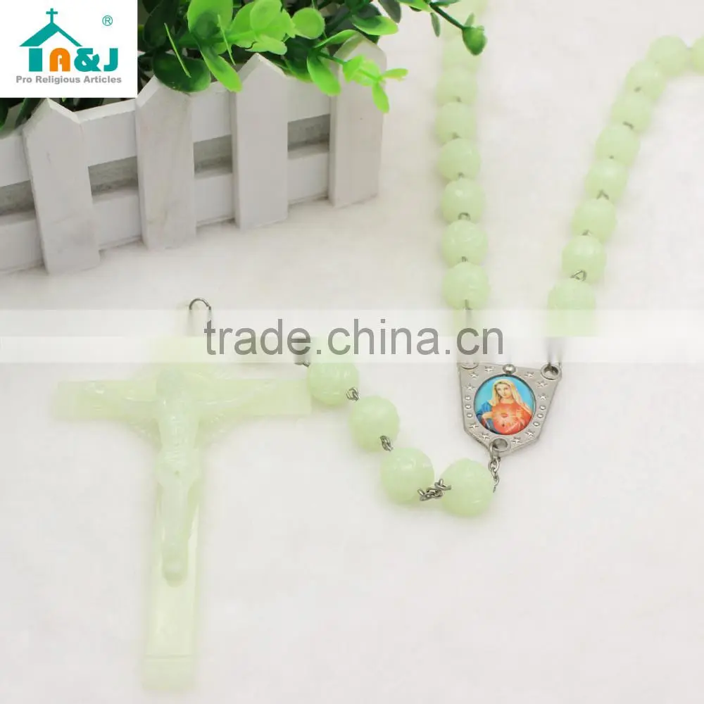 Alibaba Trade Assurance Supplier acrylic luminated rosary for wholesales