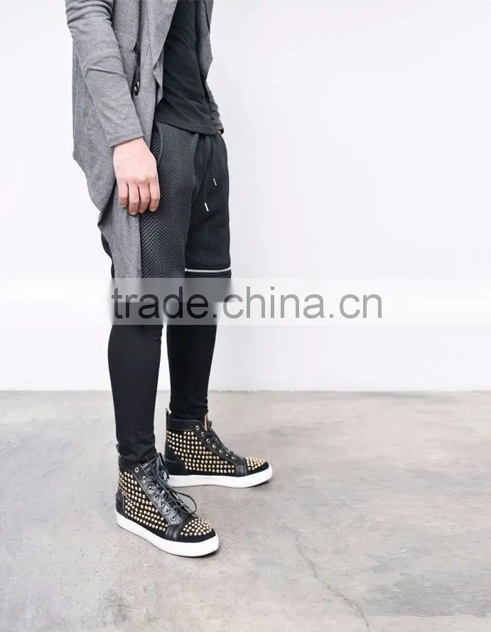 Coated Herringbone Built in Leggins Shorts Sweatpants Standard Sports
