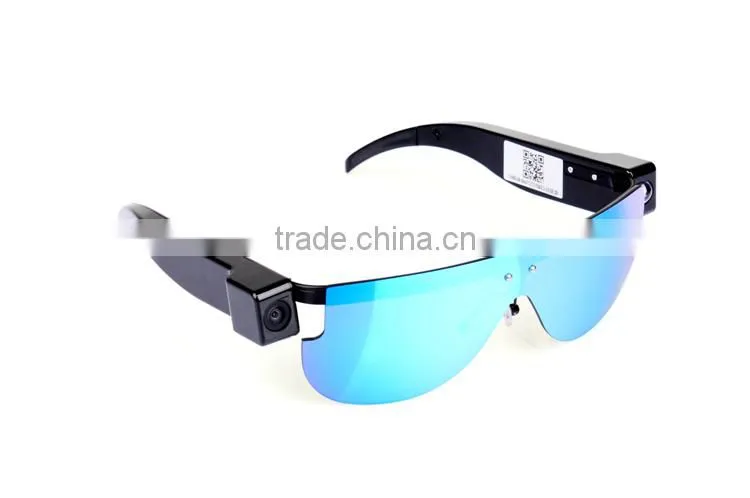 2Mega WiFi Sunglasses IP Camera HD 720P@25FPS WiFi Action Camera Glasses with Android IOS APP and PC CMS For Online Remote View