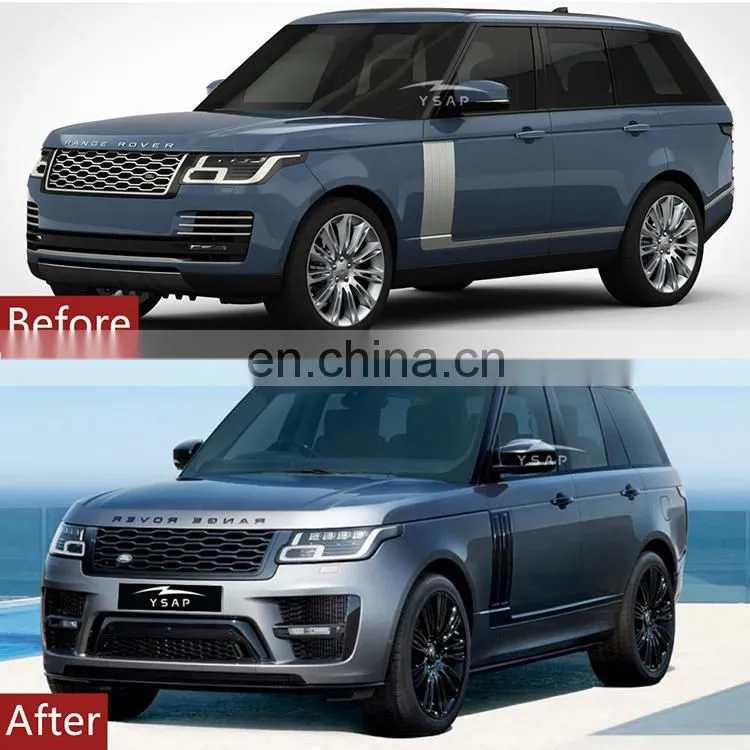 High quality accessories front bumper grille body kit for 2018 Range Rover Vogue SVO 2020 conversion kit