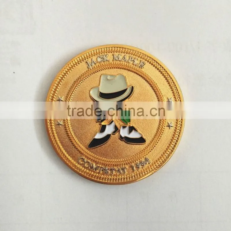 custom gold coins Jack Maple challenge coin cheap coins for sale 3D challenge coins