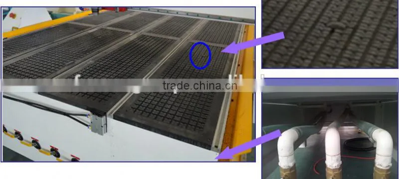 Italy Air Cooling Spindle, XYZ axis Ball Screw Woodworking CNC Router Machine for wood/plastic/marble/acrylic/aluminum