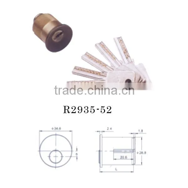 Special Made Cylinder Brass Lock Cylinder Types Art.R2935+52