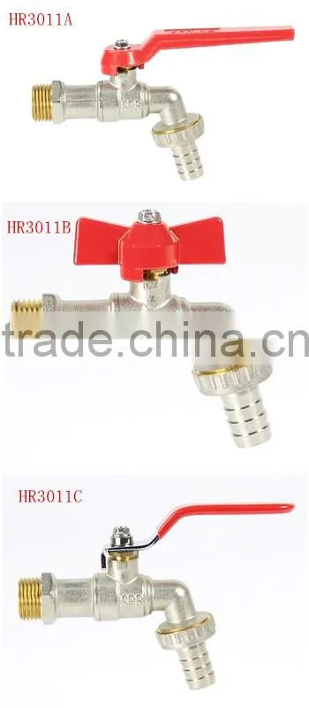 HR3011 factory manufacture mini brass tap bibcock valve