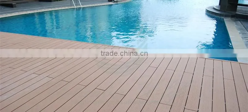 Up-to-date styling WPC composite solid wood decking flooring