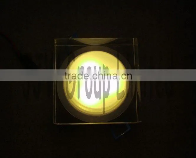 warmwhite super bright 3W led square ceiling light