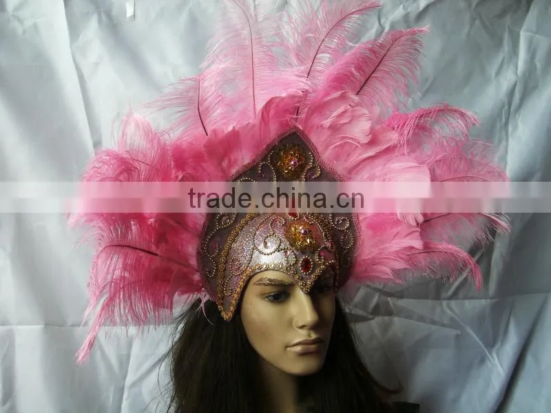 Wholesale Feather Headdress Indian Ostrich Feather Headdress