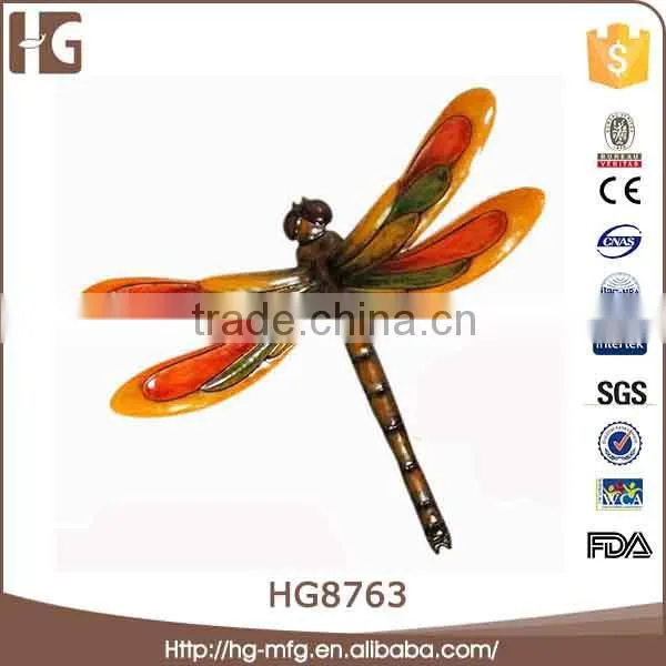 Hot sell best iron metal dragonfly wall decor