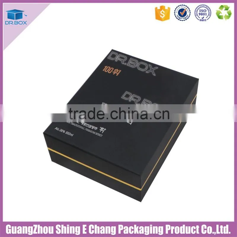 Manufacturer cheap wine glass box high quality wine box packaging accept custom order