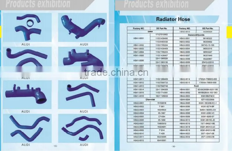 Chevrolet Car Radiator Hose with Protective Sleeve 71881