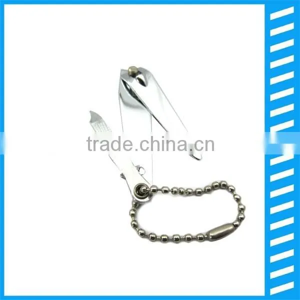 NC1027 New style carbon Steel Nail Clipper mini Nail File and Chain