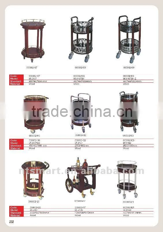 Service Trolley,suitable for hotel use