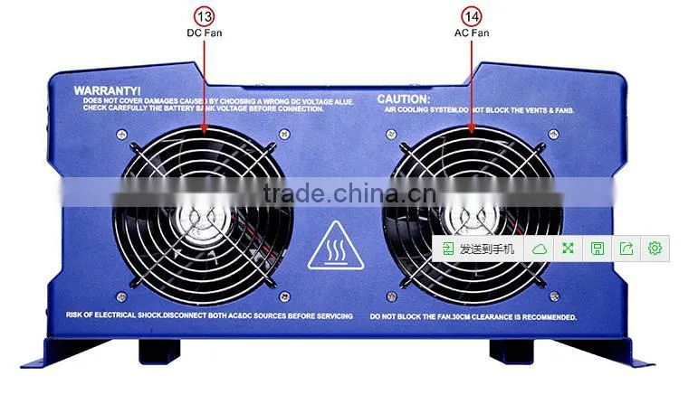 pure sine wave power inverter with solar charger powe inverter 10000w with 40a solar charger controller solar power inverter
