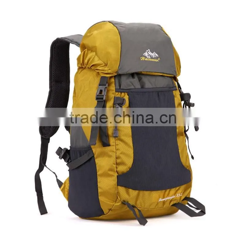 Factory custom foldable drawstring travelling backpack