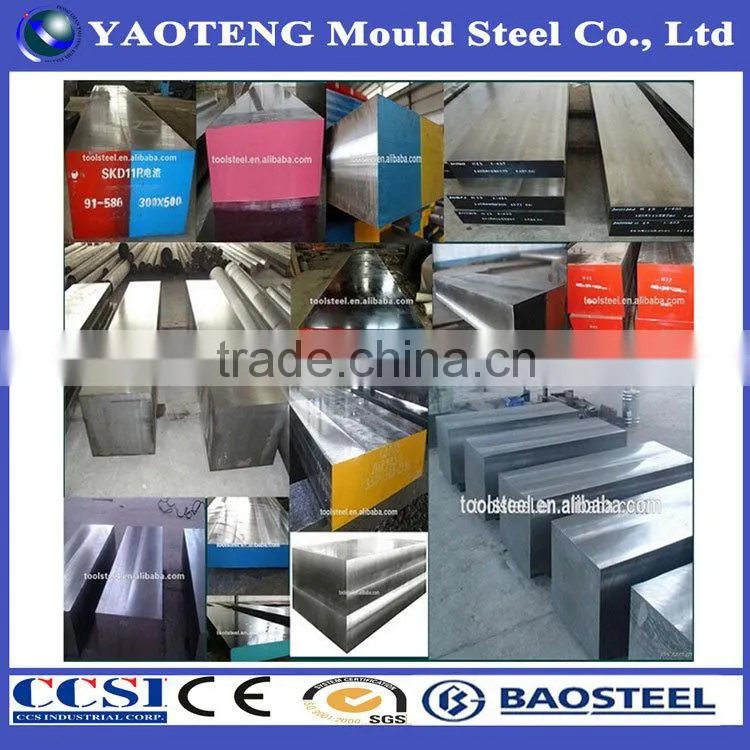 Hot work mould steel h13/1.2344/SKD61 hot forged steel plate direct buy china