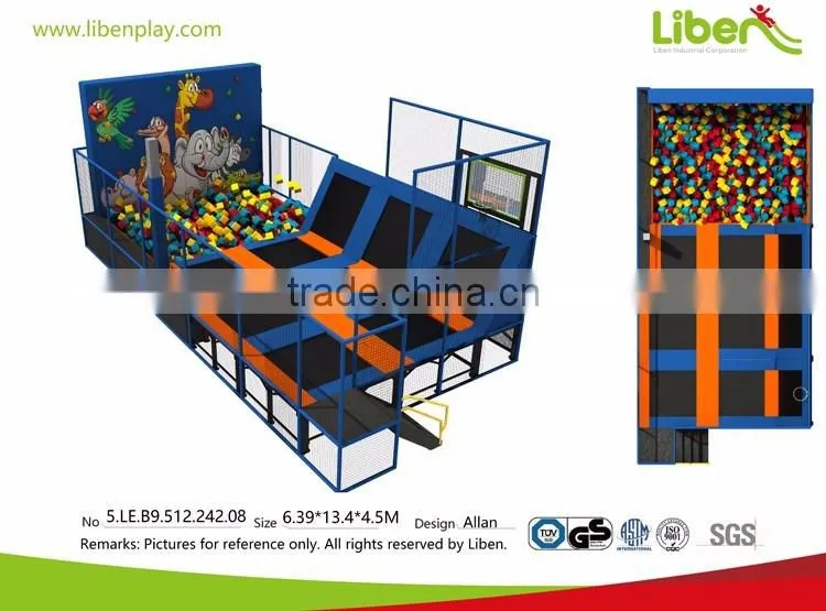 Good Price Jumping Trampoline Rectangle Indoor Playground Type Trampoline Park