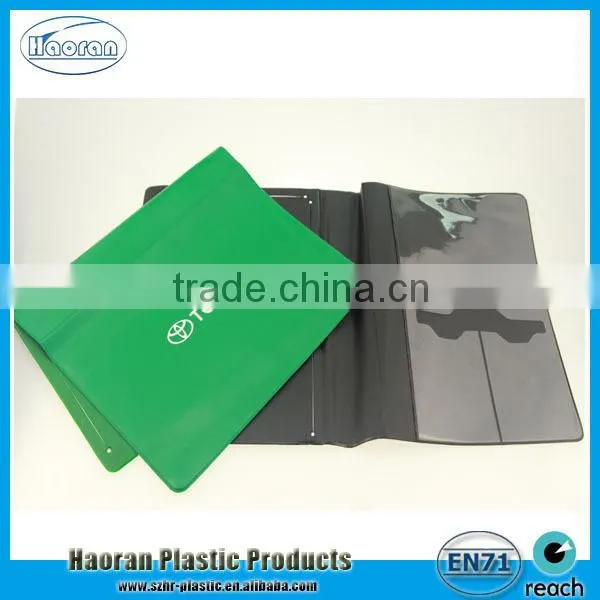 2016 latest selling product PVC car document holder for business