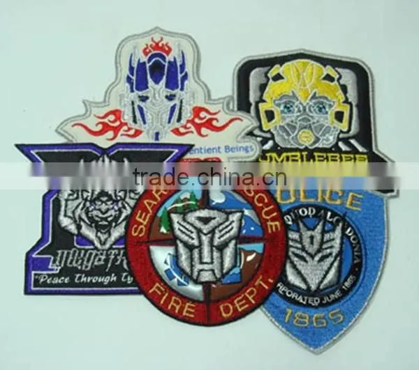 dongguan high quality custom iron on patches