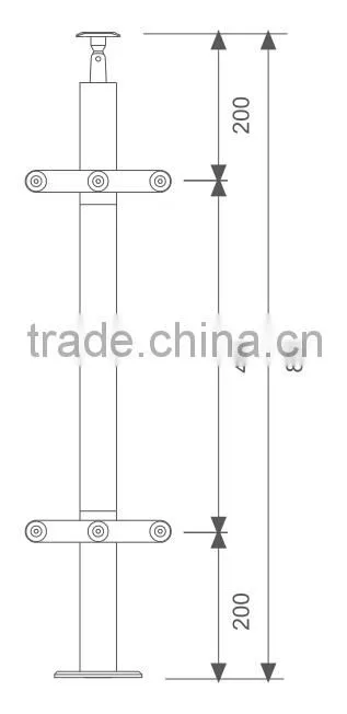 stainless steel balcony modern railings for indoor stairs