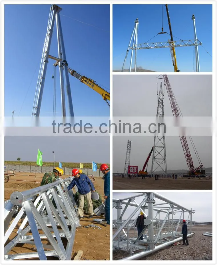 Anti-Rust Electric Substation Steel Structures for Transformer Substation
