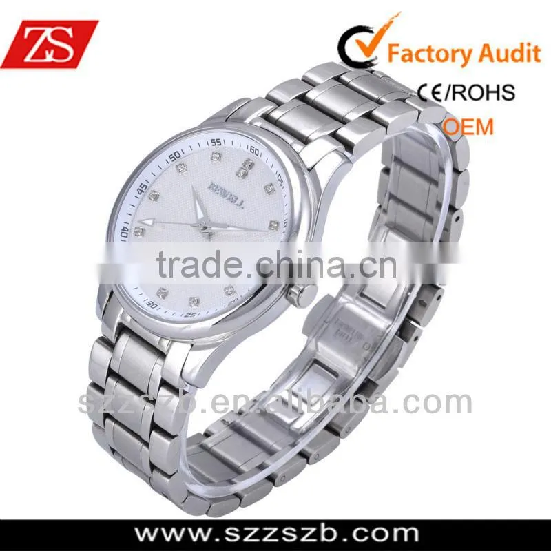 2014 Mens Stainless Steel Business Watch Water Resistant Mechanical watches