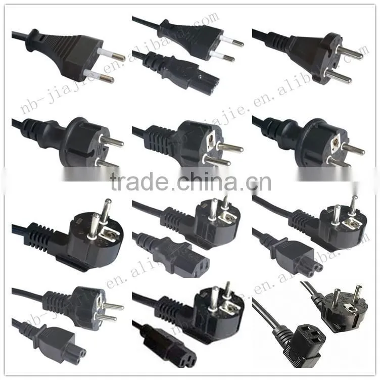 Europe computer power cable