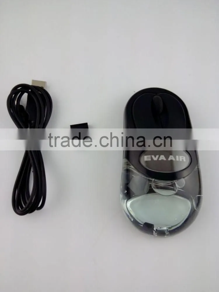 Computer Gift Liquid Rechargeable Mouse Wireless with Customized Floater