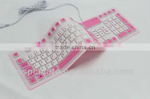 Silicone Flexible Folding Keyboard for Computer Laptop